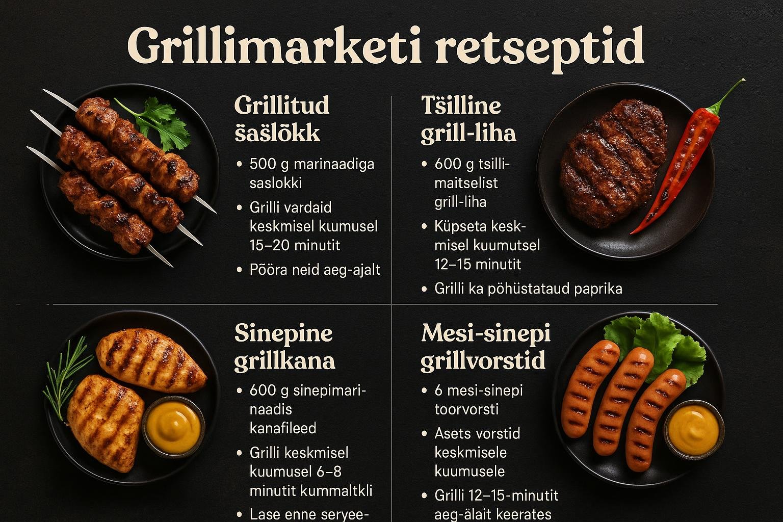 Grillimarketi retseptid