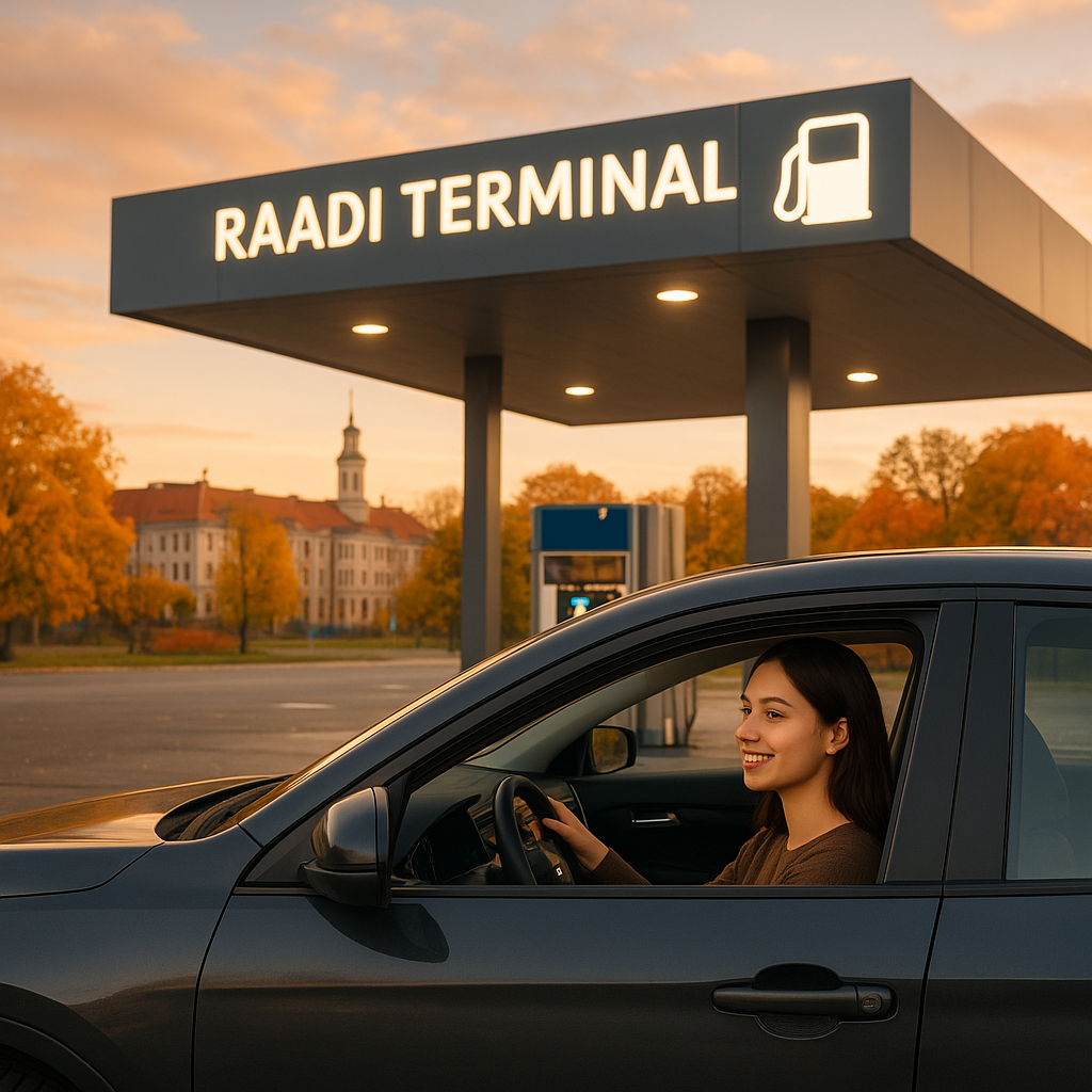 Praktiline teejuht tudengile: autoga Tartusse ja Raadi Terminali tanklasse